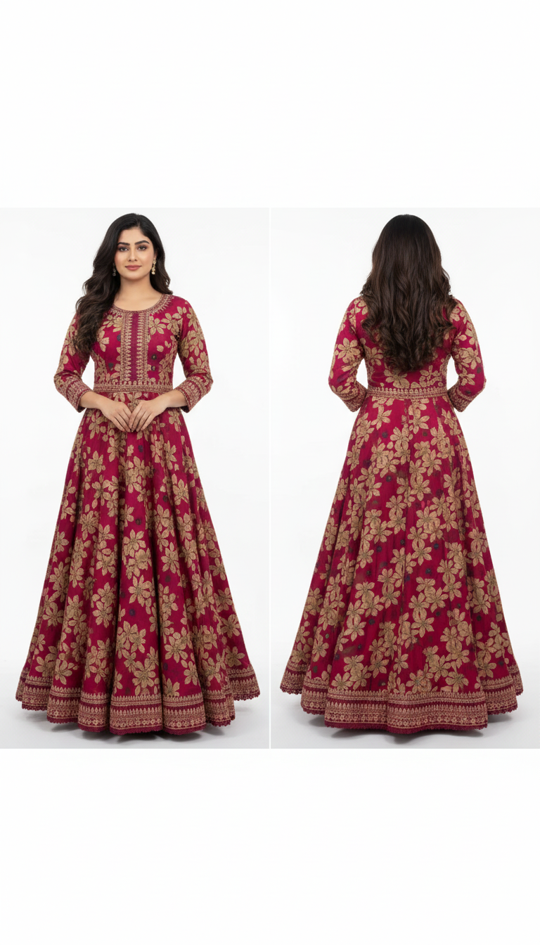 Embroidered Embellished Sweetheart Neck A-Line Maxi Dress – Elegance Redefined